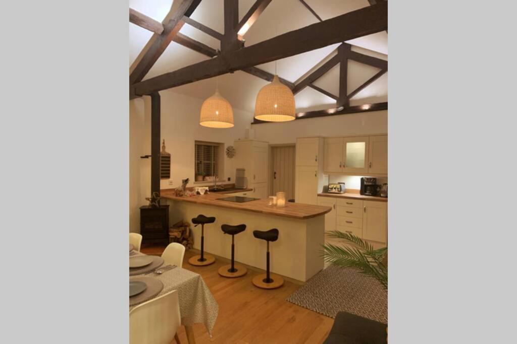 Stunning Barn Private Hot Tub Malvern & Worcester Sleeps 6 المظهر الخارجي الصورة